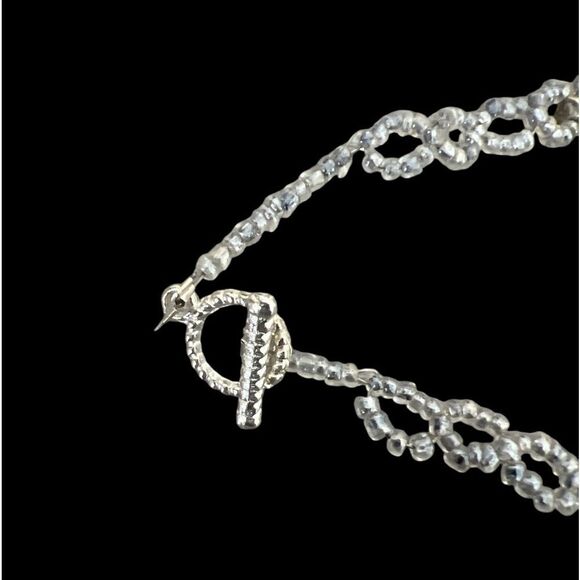 Vintage pewter elephants charm necklace/Choker - Picture 7 of 7